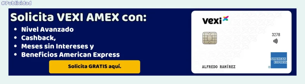 Publicidad tarjeta vexi amex Publicidad tarjeta vexi amex