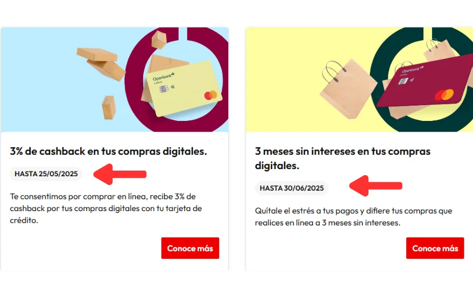 Vigencia de las promociones de bienvenida de Openbank Vigencia de las promociones de bienvenida de Openbank