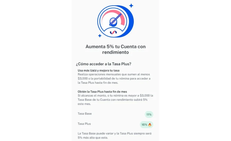 Puntos clave de la nueva tasa plus de UALÁ Puntos clave de la nueva tasa plus de UALÁ