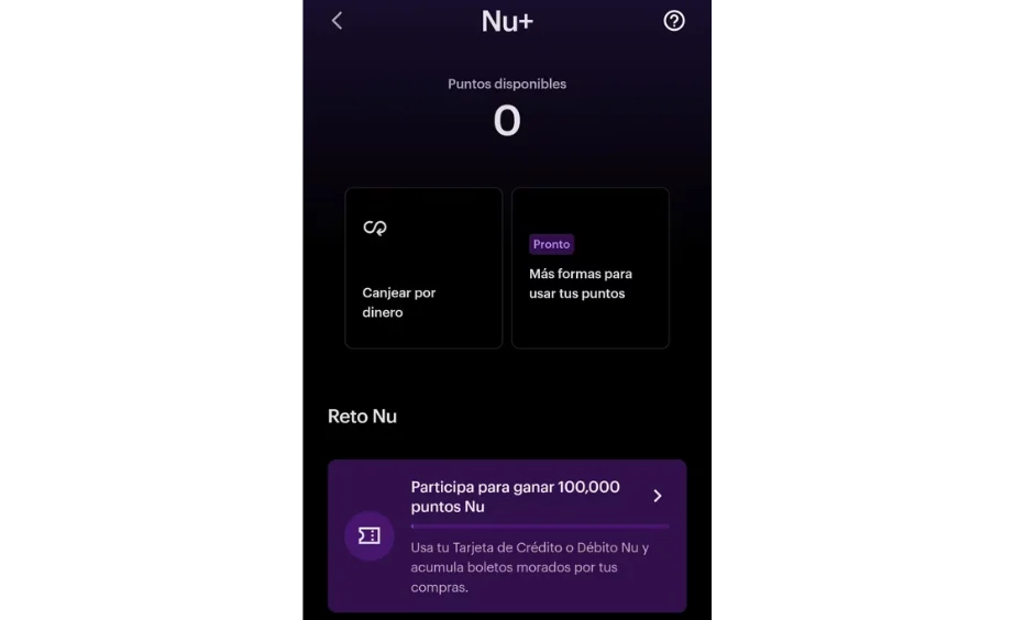 Reto nu+ ya disponible en la aplicación NU Reto nu+ ya disponible en la aplicación NU