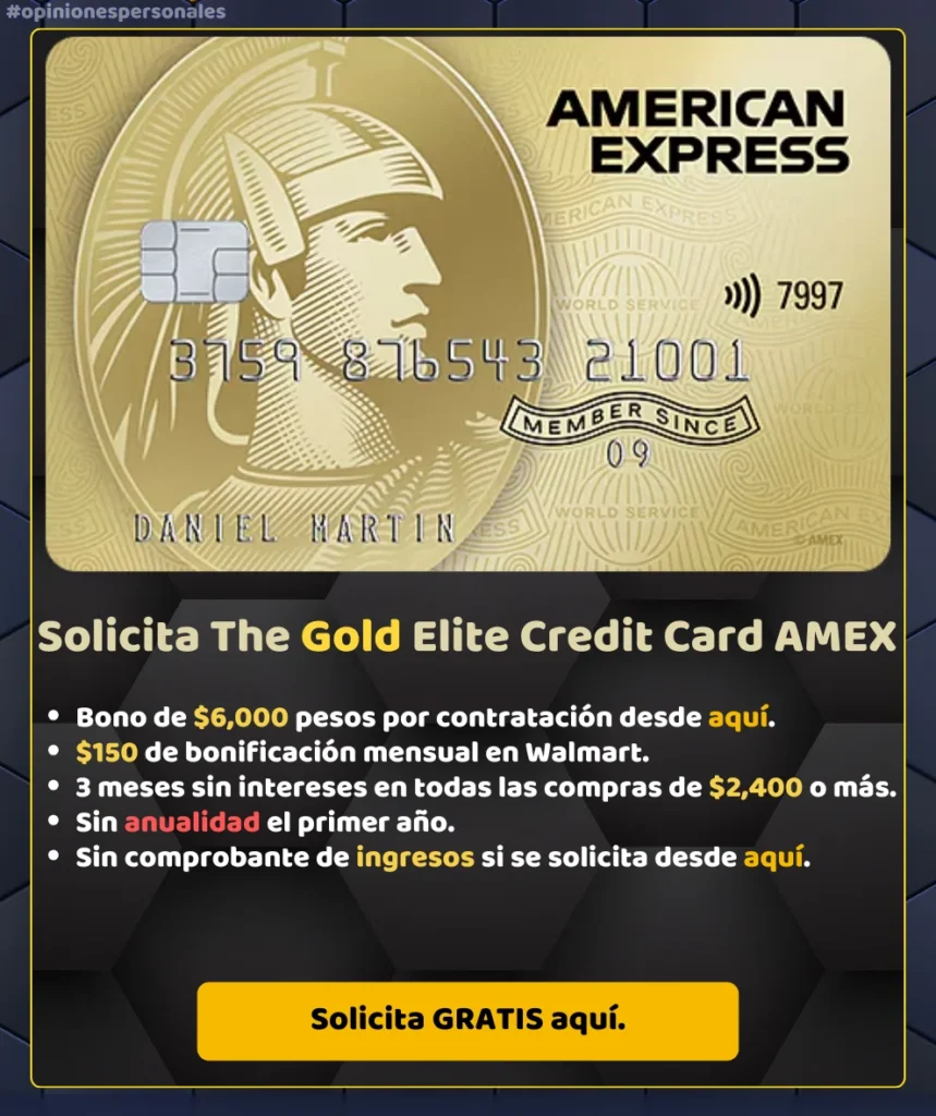 Referidos tarjeta de crédito The gold elite credit card