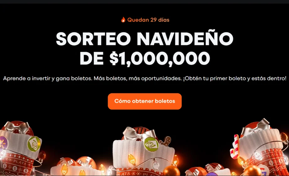 Sorteo Navideño de PlataCard: Un millón de pesos en premios y acciones garantizadas