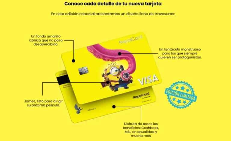 RappiCard lanza una tarjeta de crédito edición limitada inspirada en los Minions