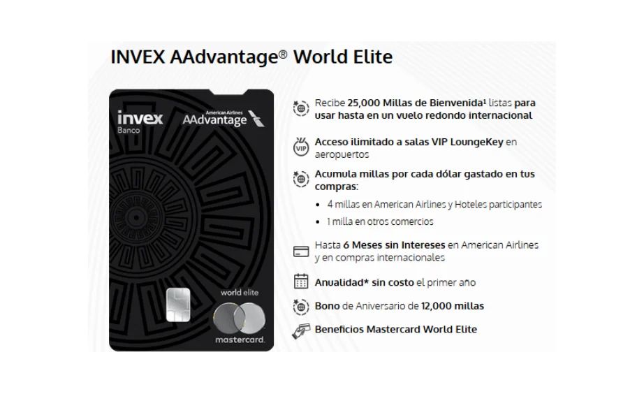 Tarjeta  AAdvantage World Elite 