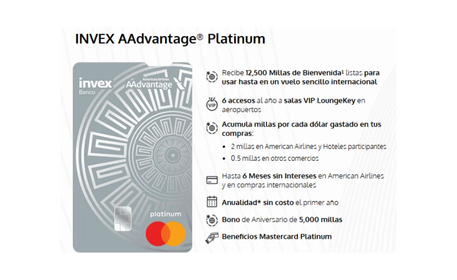 Tarjeta de crédito AAdvantage Platinum
