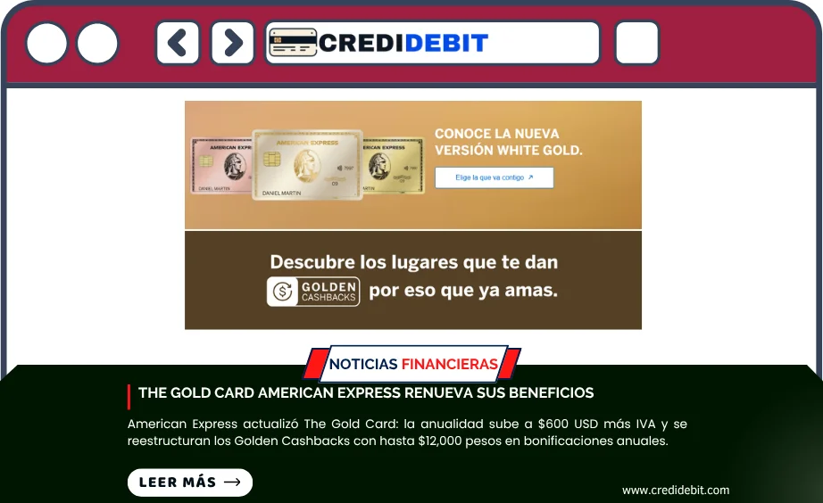 The Gold Card American Express renueva sus beneficios